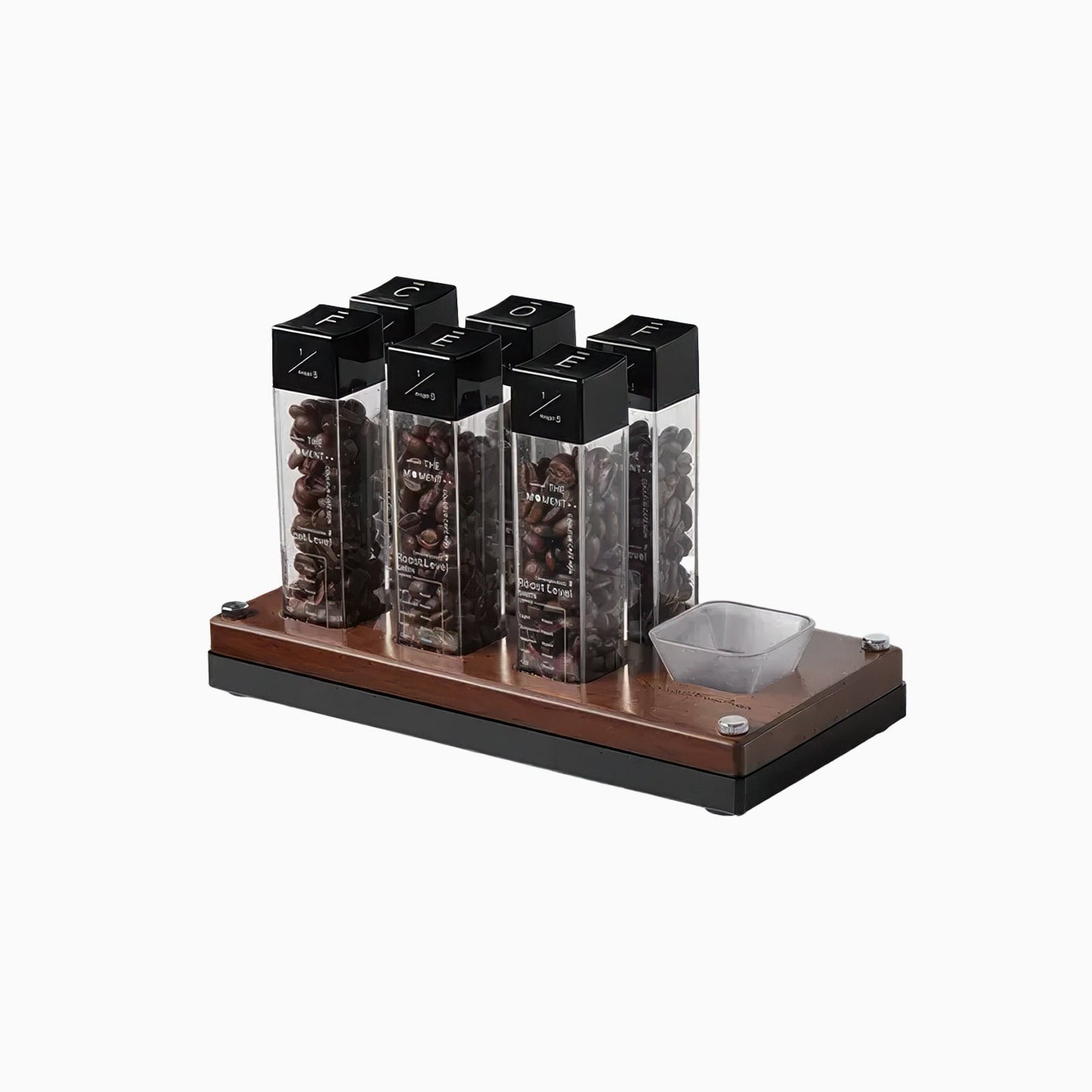 Premium Tubes Coffee Bean Cellars With Stand