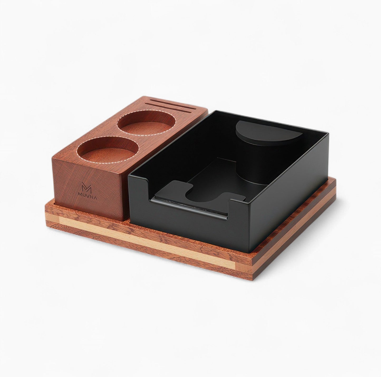 Premium Wooden Tamping Station Organizer