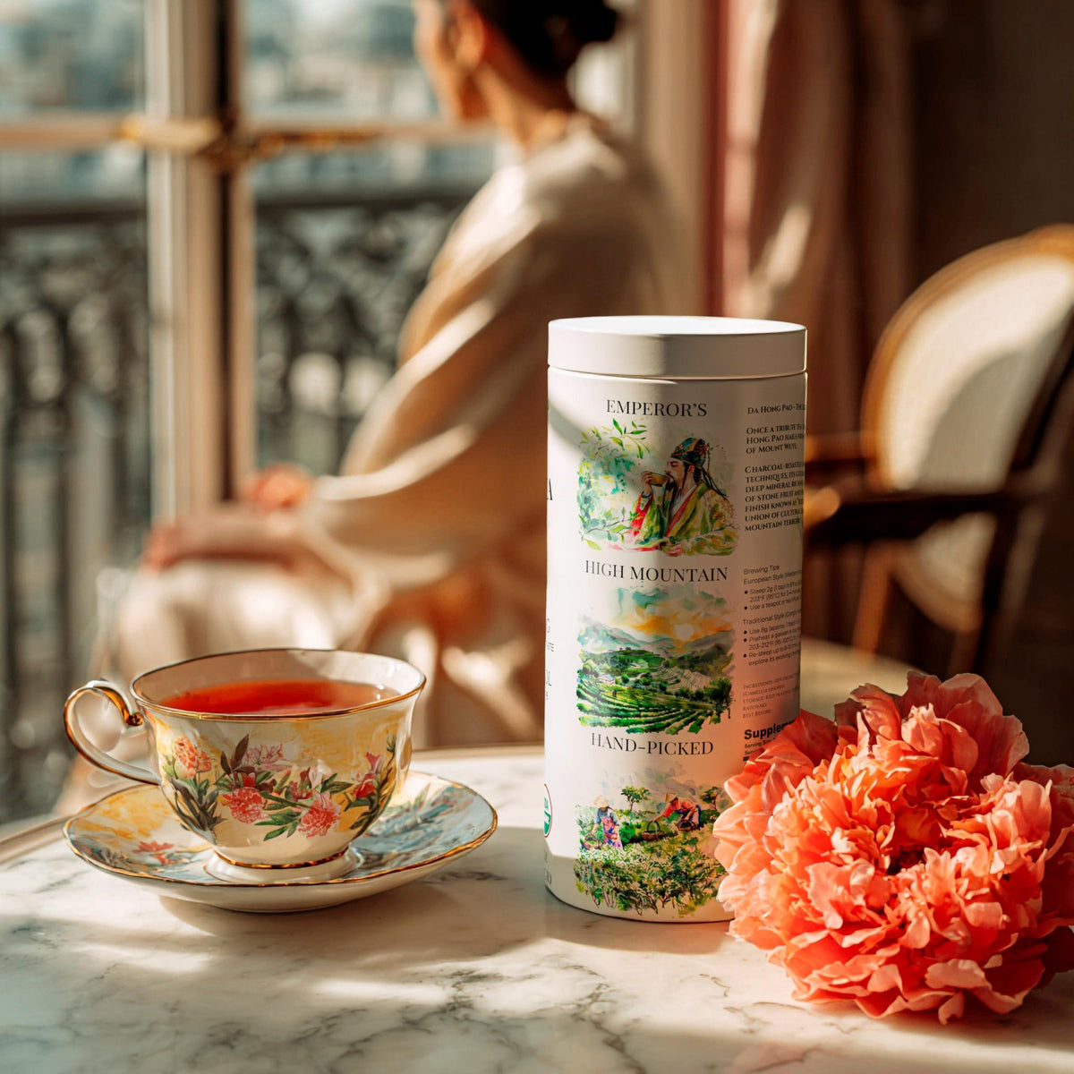 Da Hong Pao Oolong Tea Loose Leaf – Authentic Wuyi Rock Oolong Tea from China – Premium Roasted Chinese Tea – Organic Loose Leaf Tea – Traditional High Mountain Oolong