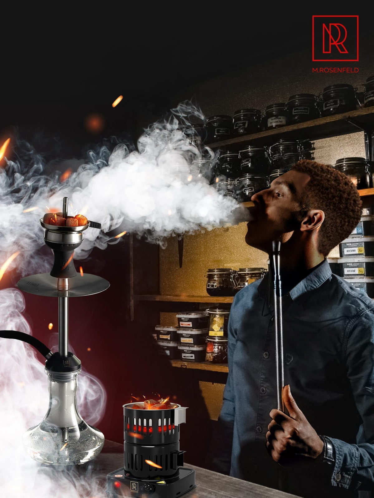 Premium Hookah Coal Burner   Black Burner for Hookah 800W – FIRE Tower