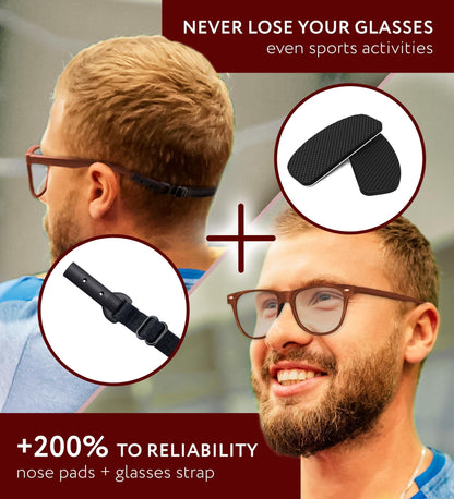 Adhesive Nose Pads for Glasses, 1 mm