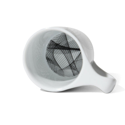 notNeutral x Chaim Machlev Lino Coffee Mug (10oz) - Dots to Lines White