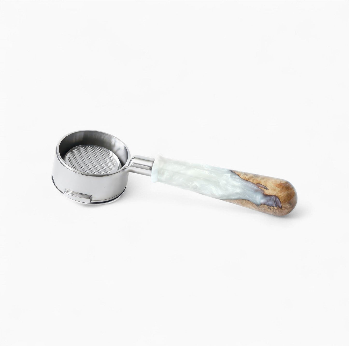 Walnut & Resin Handle Bottomless Portafilter