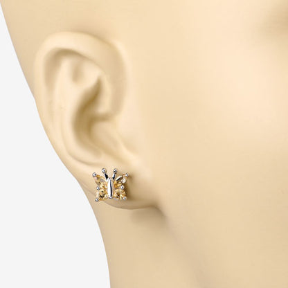 0.88 Carat Genuine Citrine .925 Sterling Silver Earrings