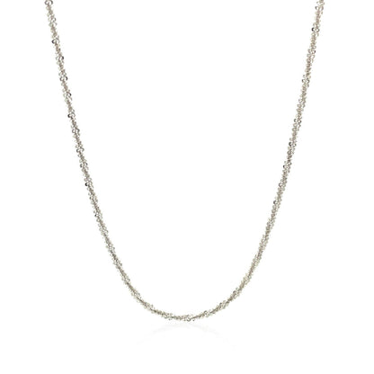 Sterling Silver 1.5mm Adjustable Sparkle Chain