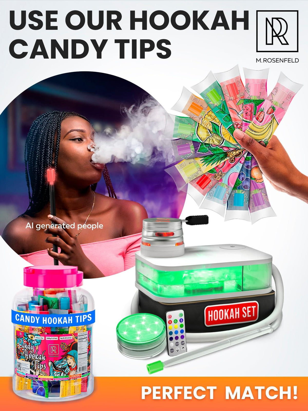 White Portable Hookah Set With Everything And Bag  Premium White Small Hookah Set For Travel with Bag Hooka Set With Charcoal Holder  Travel Shisha Set With Everything