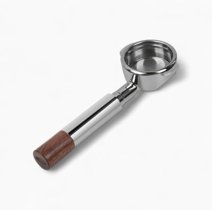 Openwork Bottomless Portafilter with High Extraction Basket