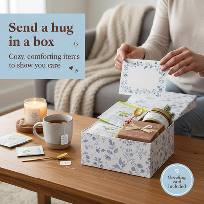 Unboxme Mini Healer Spa Gift Basket for Women – Self Care Gift Box & Wellness Care Package with Card Relaxation Gift for Birthday or Get Well Soon