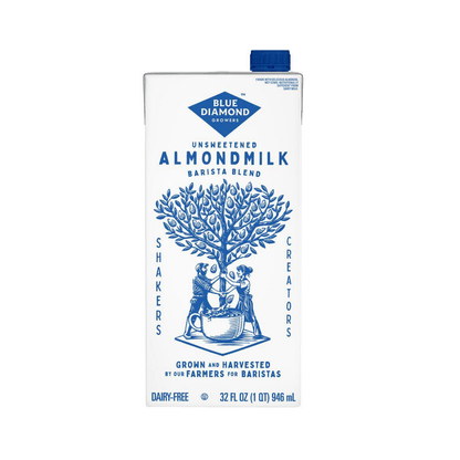 Almond Breeze Barista Blend Unsweetened Almond Milk - 12 cartons