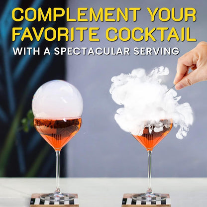 Bubble Mixture for Smoking Gun Cocktail Edible NONtoxic 8oz Wood Smoke Infuser
