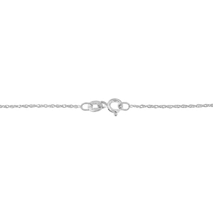 10KT Two Tone Gold 1/6 cttw Diamond Floating Heart Pendant Necklace (K-L, I1-I2)
