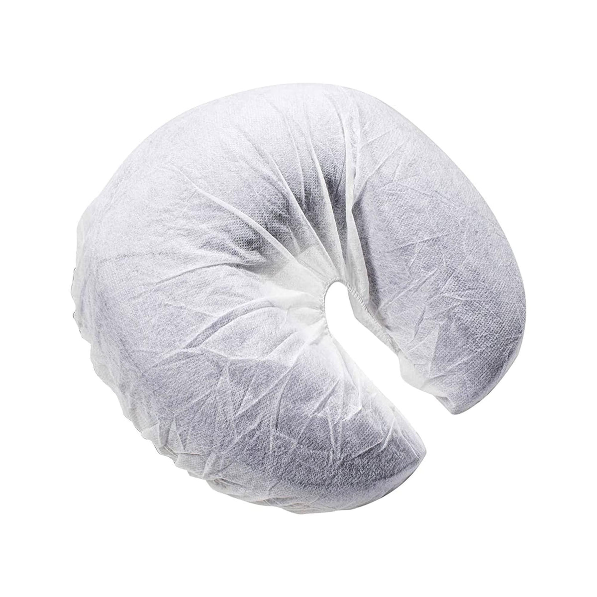 AMZ Disposable Face Cradle Covers 13  Pack of 100 Face Cradle for Massage Table Polypropylene 25 GSM Disposable Massage Face Cradle Cover for Spa Tattoo Salons