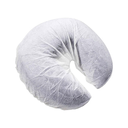 AMZ Disposable Face Cradle Covers 13  Pack of 100 Face Cradle for Massage Table Polypropylene 25 GSM Disposable Massage Face Cradle Cover for Spa Tattoo Salons