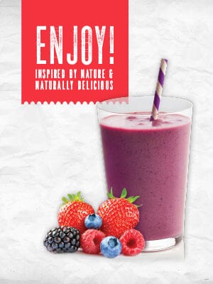 Dr. Smoothie 100% Crushed Four Berry Fruit Smoothie Concentrate