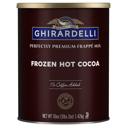 Ghirardelli Frozen Hot Cocoa Frappe Mix 3lb Can