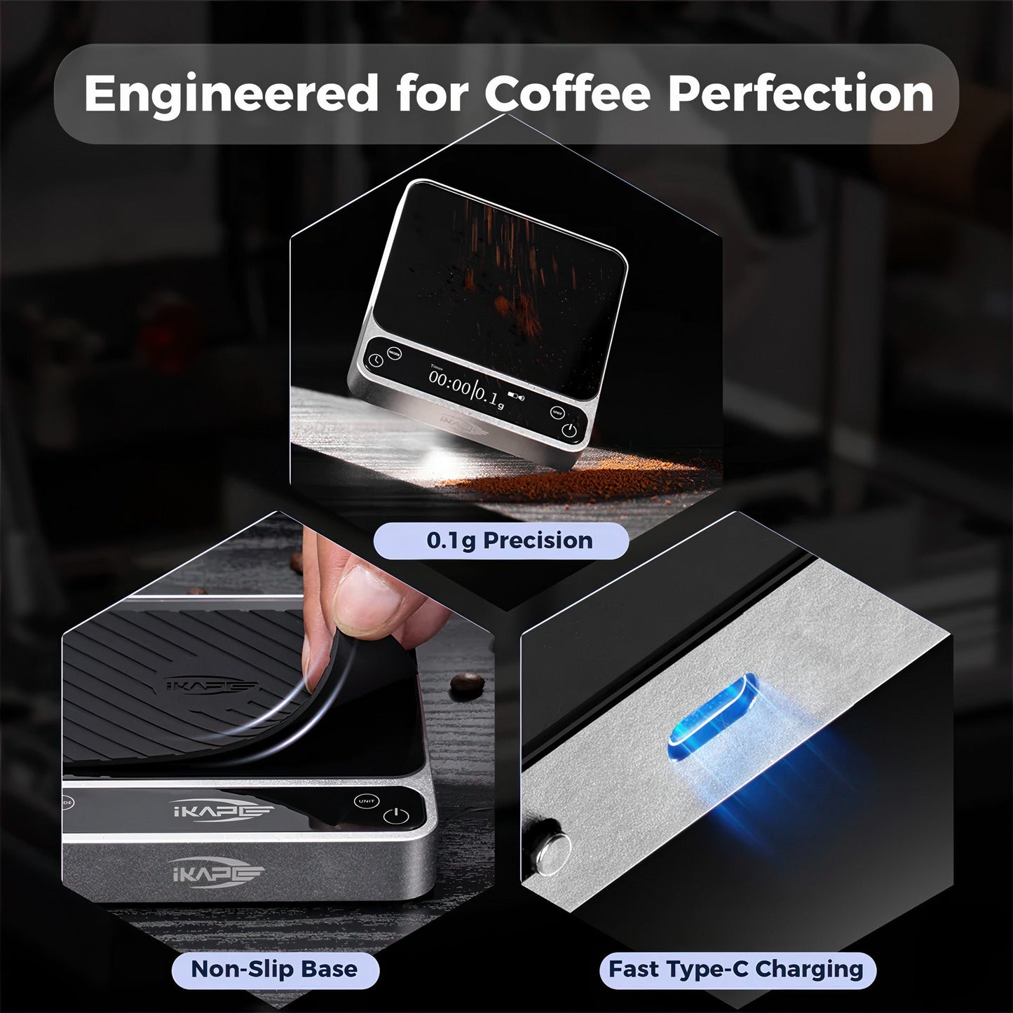 Smart Coffee Scale with Bluetooth APP V2 Pro