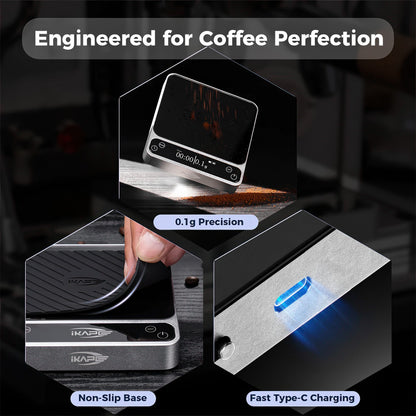 Smart Coffee Scale with Bluetooth APP V2 Pro