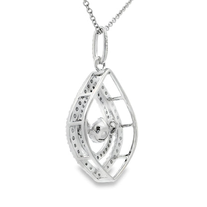 Cubic Zirconia Fashion Pendants Sterling Silver