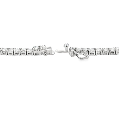 15.14ct Moissanite Tennis Necklace Sterling Silver