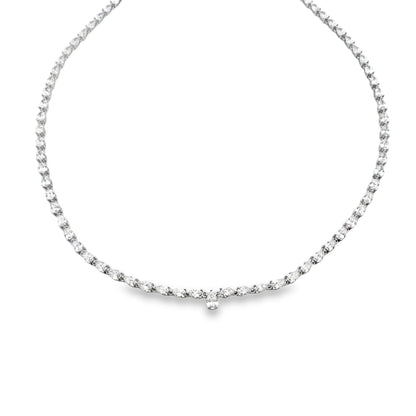 15.00ct Lab Grown Diamond Tennis 14KT White Gold