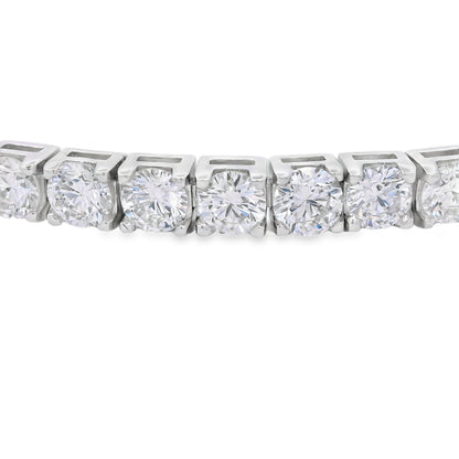 Lab Grown Diamond Tennis Bracelet Sterling Silver
