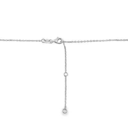 Genuine .50ct Lab Grown Diamond Pendant Sterling Silver