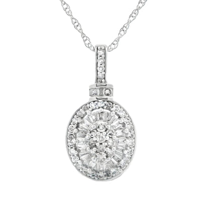 .25ct Diamond Fashion Pendants 10KT White Gold