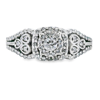 .50ct Diamond Ring 10KT White Gold
