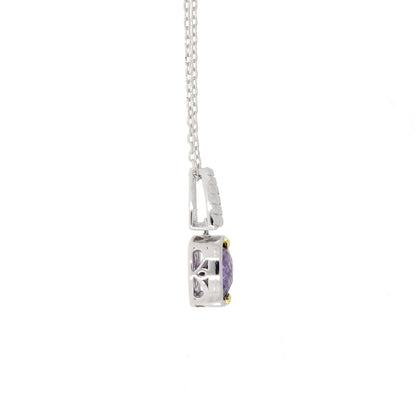 Cubic Zirconium Fashion Pendants Sterling Silver