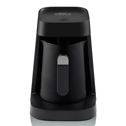 Arzum Okka Jet Automatic Turkish Coffee Maker, Black/Chrome, 5 Cups
