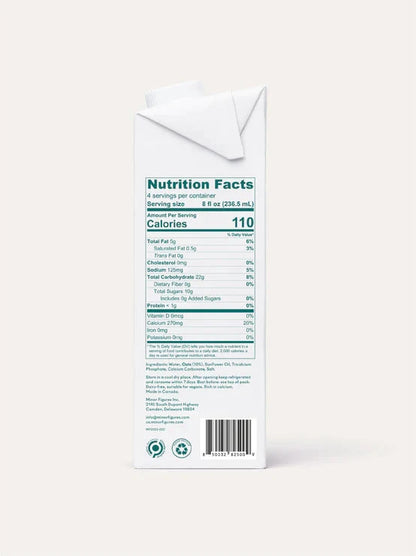 Minor Figures Barista Oat Milk - 4 cases of 6, 32oz cartons (24 total)