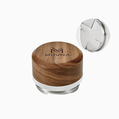 Tamper & Distributor with Wooden Handle