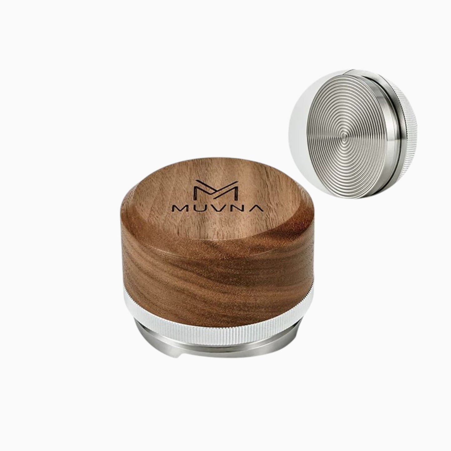 Tamper & Distributor with Wooden Handle
