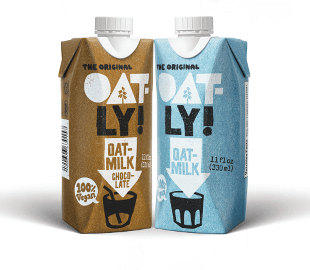 Oatly Chocolate Oatmilk, Single-Serve 11oz Cartons