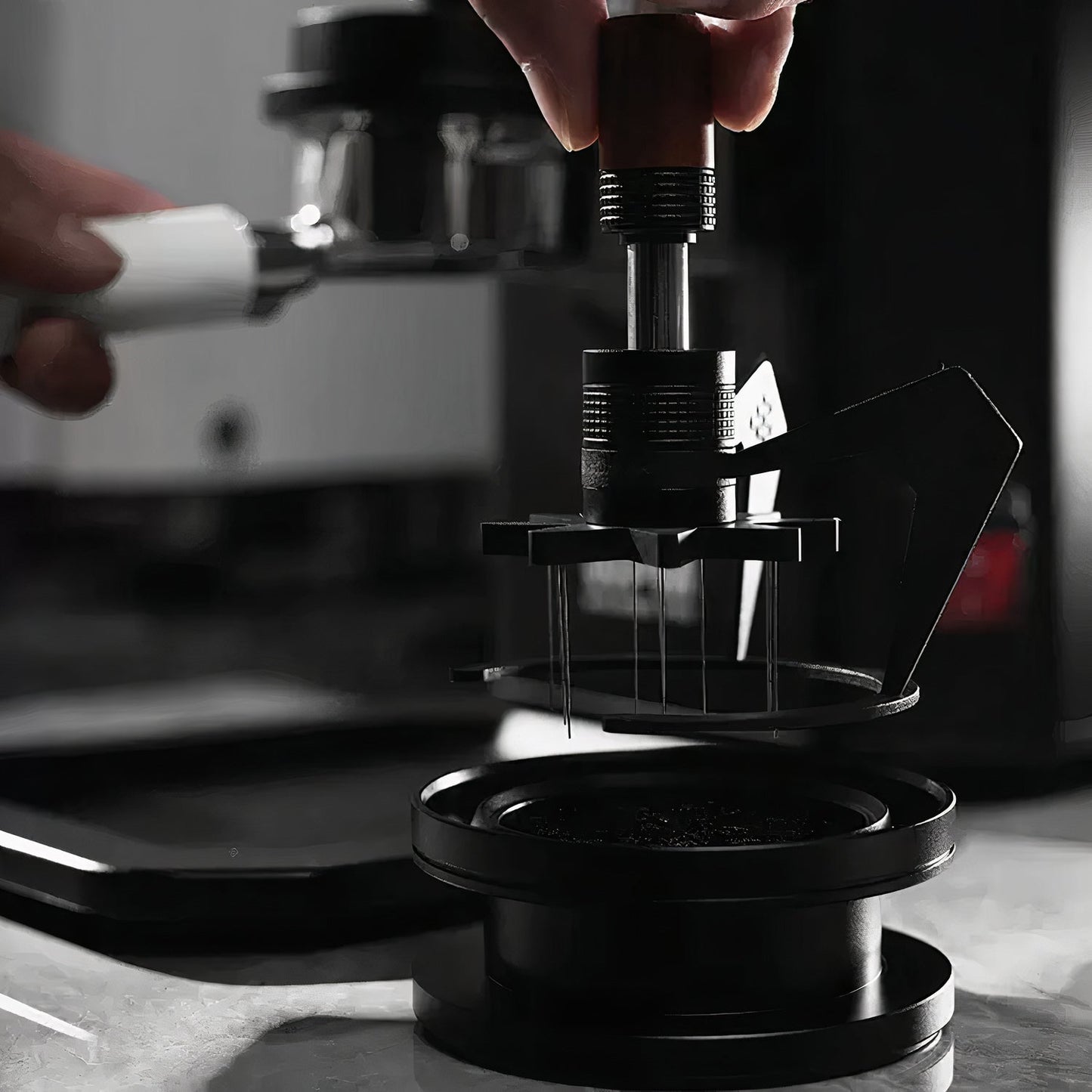 Geared Spinning WDT Tool - Espresso Distribution