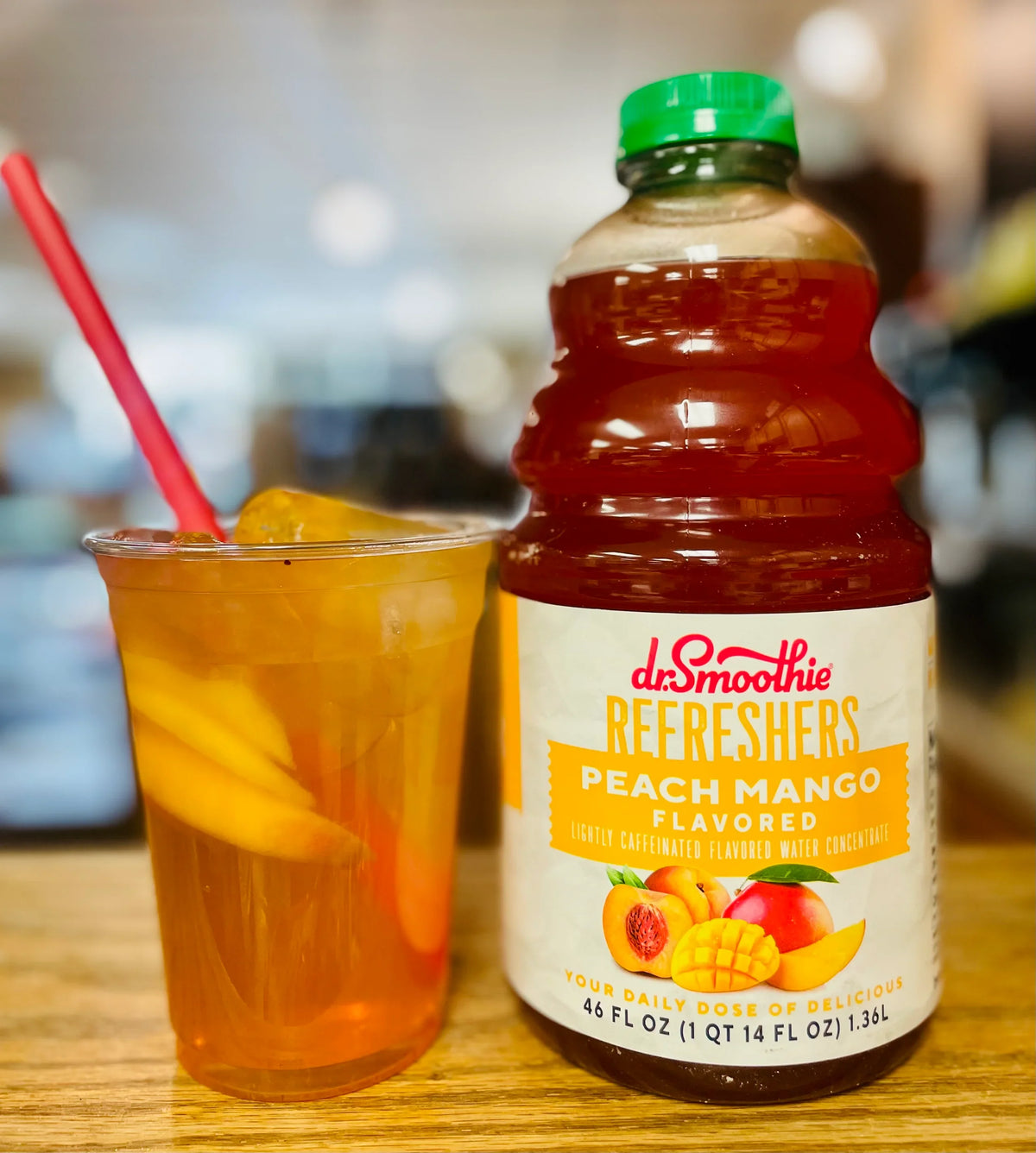 Dr. Smoothie Refresher: Peach Mango