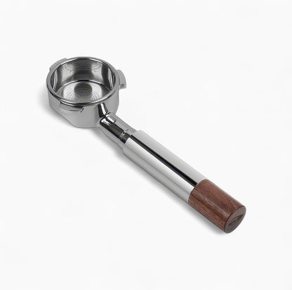 Openwork Bottomless Portafilter with High Extraction Basket