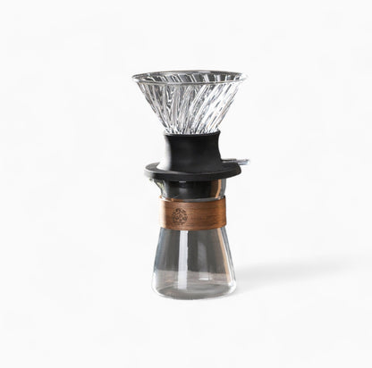 Smart V60 Brewed Coffee Set Includes Glass Drip Filter Cup