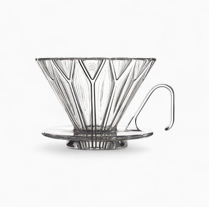 Diamond Pattern Prisma Pour Over Coffee Dripper