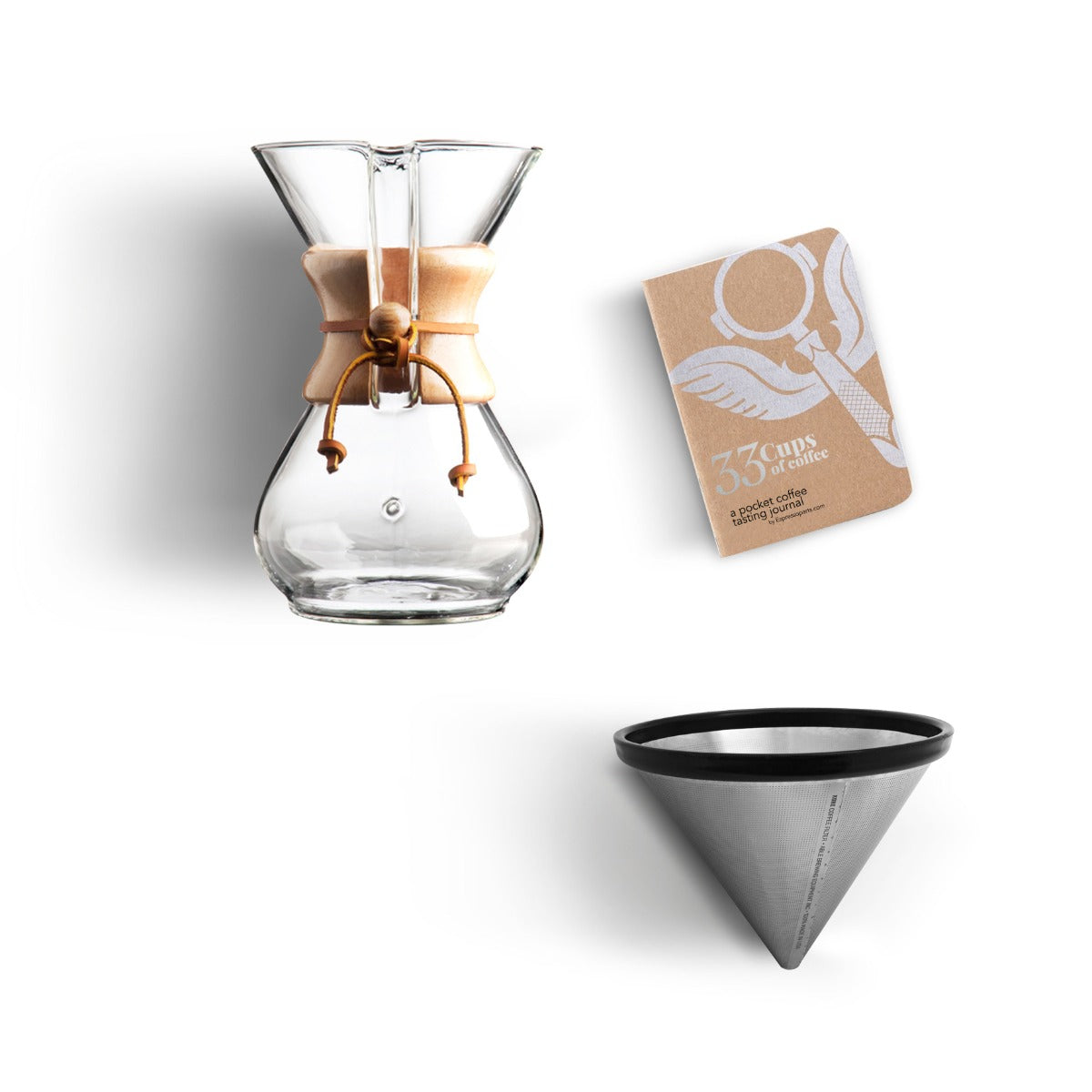 Chemex 6 Cup & Able Kone Filter Kit