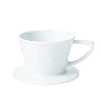 Kalita Wave Ceramic Coffee Dripper White - 155