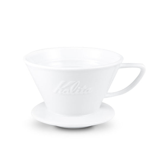 Kalita Wave Ceramic Coffee Dripper White - 185